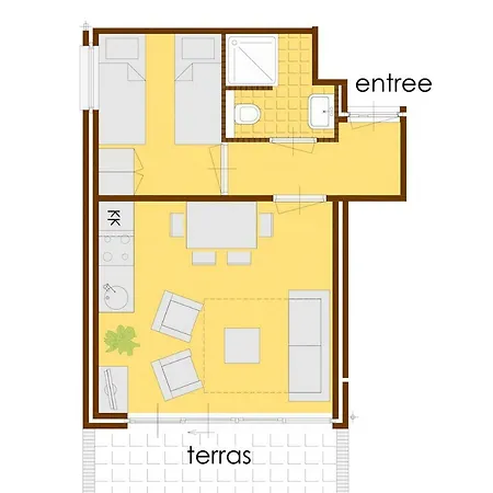 Apartmán Roompot Appartementencomplex Bosch En Zee *